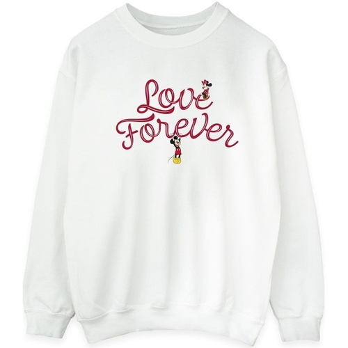 Vêtements Homme Sweats Disney Mickey Mouse Love Forever Blanc