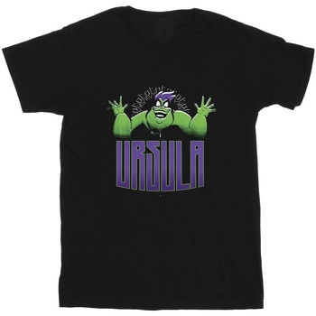 Vêtements Garçon T-shirts manches courtes Disney Villains Ursula Green Noir