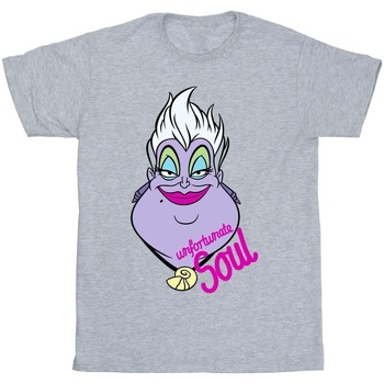 Vêtements Garçon T-shirts manches courtes Disney Villains Ursula Unfortunate Soul Gris