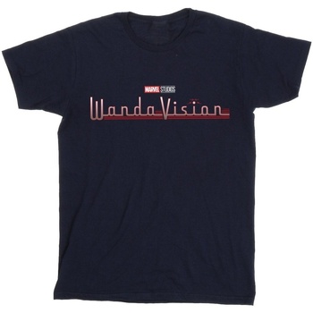 Vêtements Garçon T-shirts manches courtes Marvel WandaVision Logo Bleu