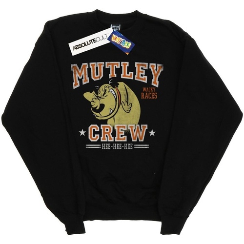 Vêtements Garçon Sweats Wacky Races Mutley Crew Noir