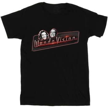 Vêtements Garçon T-shirts manches courtes Marvel WandaVision Smiles Noir
