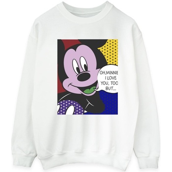 Vêtements Homme Sweats Disney Mickey Mouse Oh Minnie Pop Art Blanc