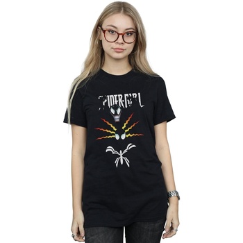 Vêtements Femme T-shirts manches longues Marvel Spider-Girl Spider Sense Noir