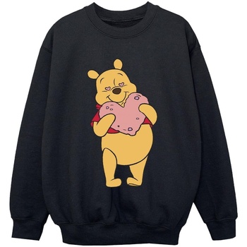Vêtements Garçon Sweats Disney Winnie The Pooh Heart Eyes Noir