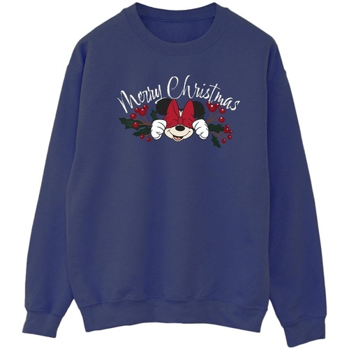Vêtements Homme Sweats Disney Minnie Mouse Christmas Holly Bleu