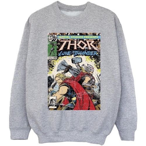 Vêtements Fille Sweats Marvel Thor Love And Thunder Vintage Poster Gris