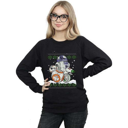 Vêtements Femme Sweats Disney The Rise Of Skywalker Rolling This Christmas Noir