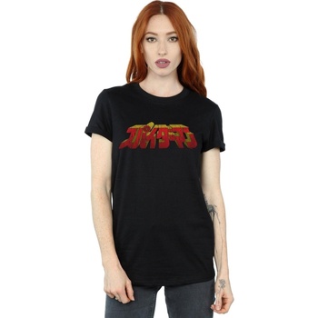 Vêtements Femme T-shirts manches longues Marvel Spider-Man Japanese Logo Noir