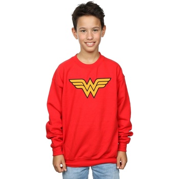 Vêtements Garçon Sweats Dc Comics Wonder Woman Logo Rouge