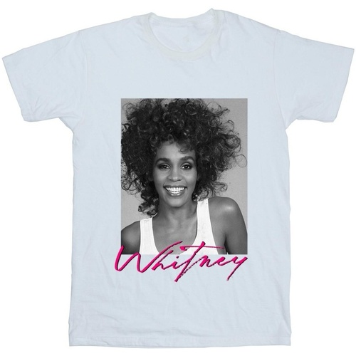 Vêtements Garçon T-shirts manches courtes Whitney Houston  Blanc