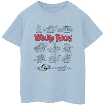 Vêtements Garçon T-shirts manches courtes Wacky Races Car Lineup Bleu