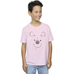 Vêtements Garçon T-shirts manches courtes Disney Winnie The Pooh Winnie The Pooh Face Rouge