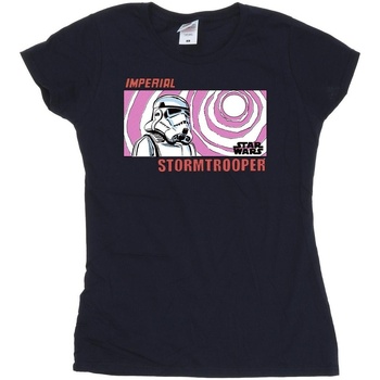 Vêtements Femme T-shirts manches longues Disney Imperial Stormtrooper Bleu
