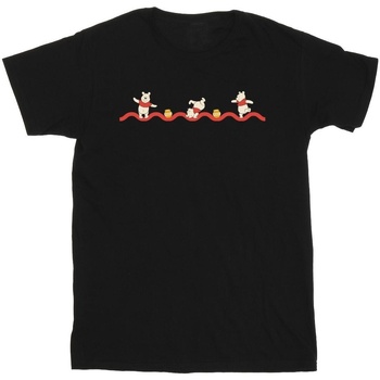 Vêtements Garçon T-shirts manches courtes Disney Winnie The Pooh Hunny Line Noir