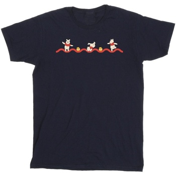 Vêtements Garçon T-shirts manches courtes Disney Winnie The Pooh Hunny Line Bleu