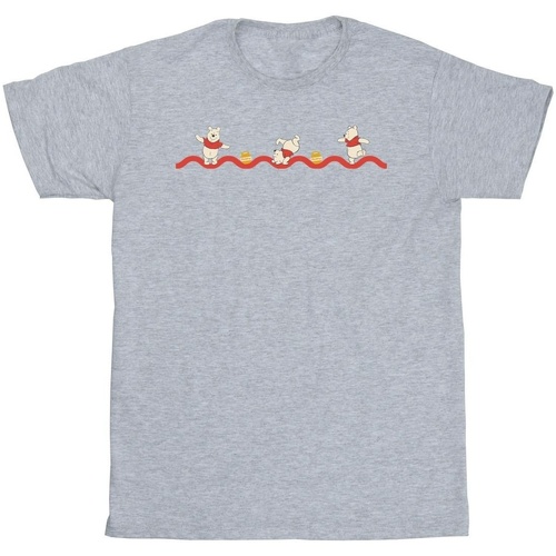 Vêtements Garçon T-shirts manches courtes Disney Winnie The Pooh Hunny Line Gris