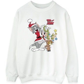 Vêtements Femme Sweats Tom & Jerry Christmas Reindeer Blanc