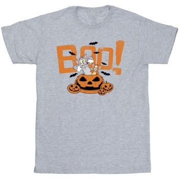 Vêtements Fille T-shirts manches longues Tom & Jerry Halloween Boo! Gris