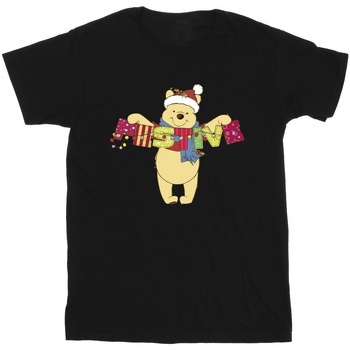Vêtements Garçon T-shirts manches courtes Disney Winnie The Pooh Festive Noir