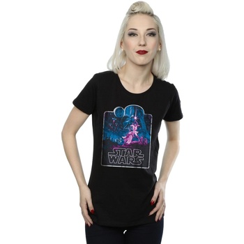 Vêtements Femme T-shirts manches longues Disney Movie Montage Noir