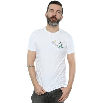 Vêtements Homme T-shirts manches longues Disney Minnie Mouse Tennis Breast Print Blanc
