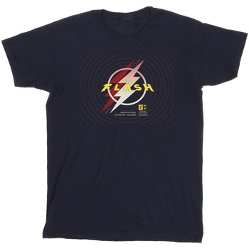 Vêtements Fille T-shirts manches longues Dc Comics The Flash Lightning Logo Bleu