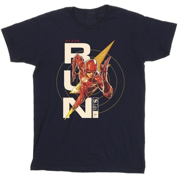 Vêtements Fille T-shirts manches longues Dc Comics The Flash Run Bleu