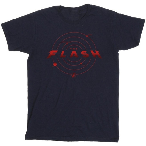 Vêtements Fille T-shirts manches longues Dc Comics The Flash Multiverse Rings Bleu