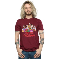 Vêtements Homme T-shirts manches longues Disney Mickey Mouse And Friends Christmas Multicolore