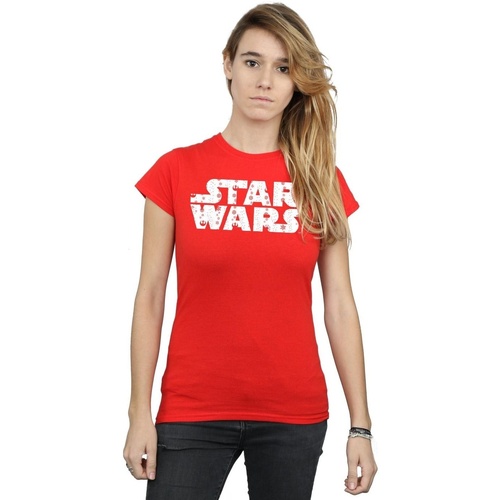 Vêtements Femme T-shirts manches longues Disney  Rouge