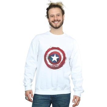 Vêtements Homme Sweats Marvel Captain America Splatter Shield Blanc