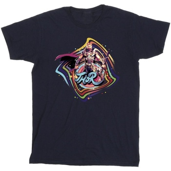 Vêtements Fille T-shirts manches longues Marvel Thor Love And Thunder Thor Swirl Bleu