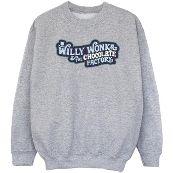 Vêtements Fille Sweats Willy Wonka Chocolate Factory Logo Gris