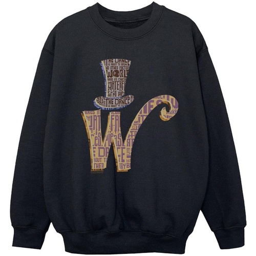 Vêtements Fille Sweats Willy Wonka W Logo Hat Noir