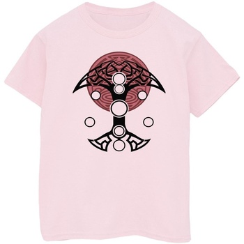 Vêtements Fille T-shirts manches longues Marvel Thor Love And Thunder Circles Rouge