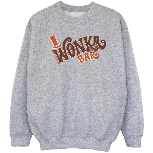 Vêtements Fille Sweats Willy Wonka Bar Logo Gris