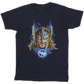Vêtements Fille T-shirts manches longues Marvel Thor Love And Thunder Mask Bleu