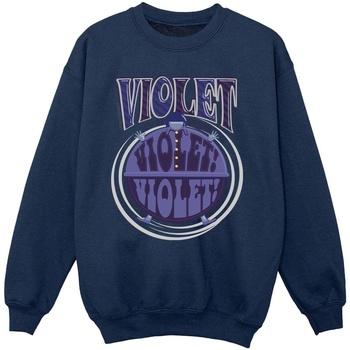 Vêtements Fille Sweats Willy Wonka Violet Turning Violet Bleu