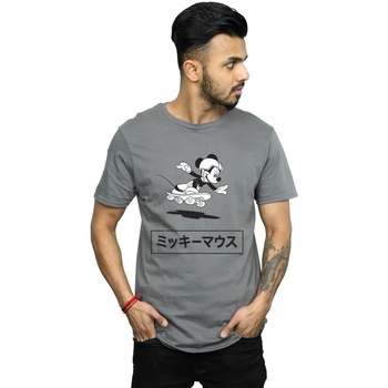 Vêtements Homme T-shirts manches longues Disney Mickey Mouse Skating Multicolore