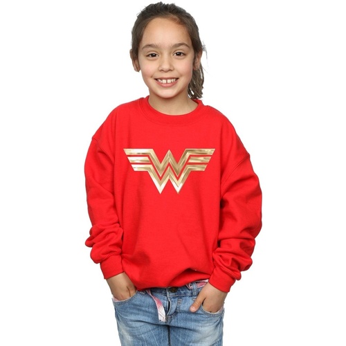 Vêtements Fille Sweats Dc Comics Wonder Woman 84 Gold Emblem Rouge