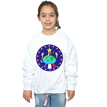 Vêtements Fille Sweats Nasa Classic Globe Astronauts Blanc