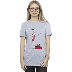 Vêtements Femme T-shirts manches longues Nightmare Before Christmas BI41658 Gris