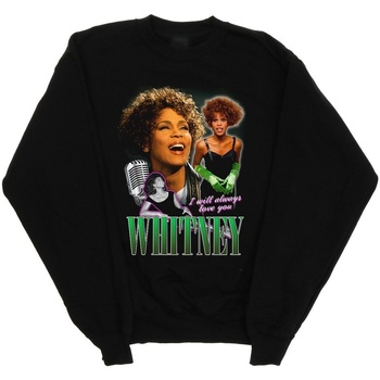 Vêtements Fille Sweats Whitney Houston I Will Always Love You Homage Noir