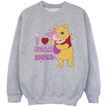 Vêtements Fille Sweats Disney Winnie The Pooh Mum Best Hugs Gris