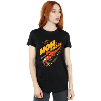 Vêtements Femme T-shirts manches longues Disney The Incredibles Mom To The Rescue Noir
