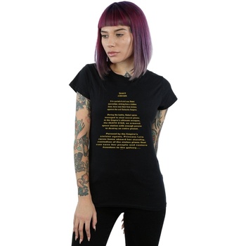 Vêtements Femme T-shirts manches longues Disney Lunettes de soleil Noir