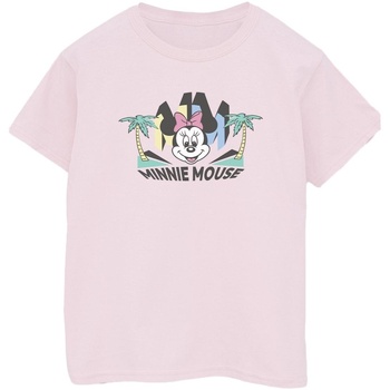 Vêtements Homme T-shirts manches longues Disney Minnie MM Palm Rouge