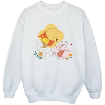 Vêtements Fille Sweats Disney Winnie The Pooh Piglet Blanc