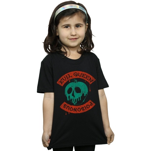 Vêtements Fille T-shirts manches longues Disney Poisonous Skull Apple Noir
